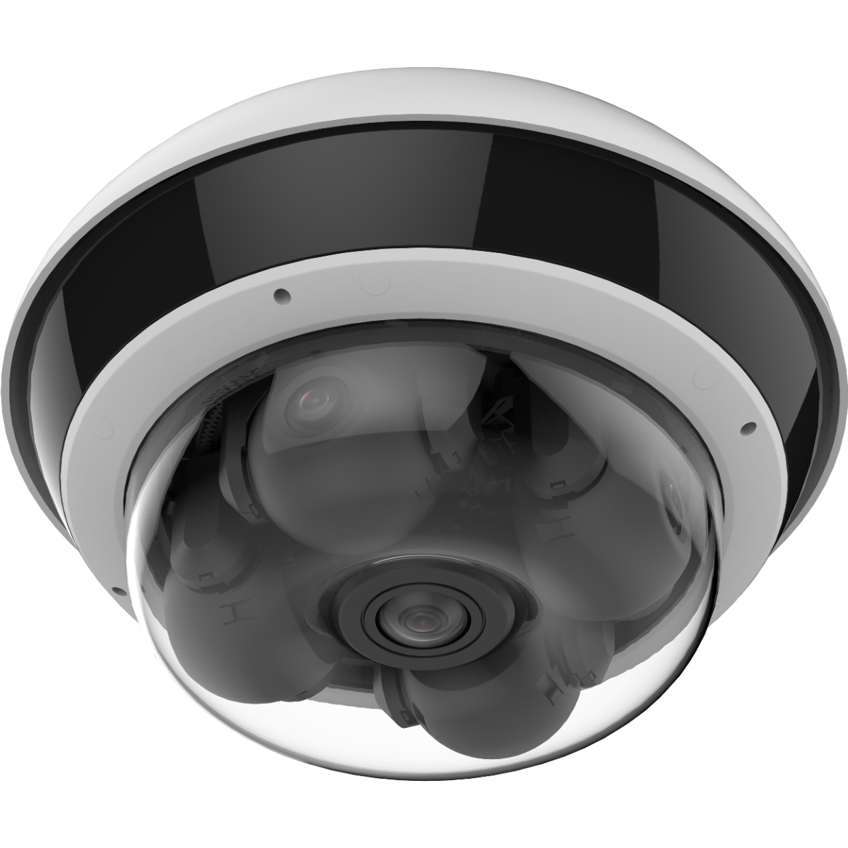 LTS LTCMIP7553W5-SZ8 Platinum 5MP 5-Directional Dome IP Camera
CCTV camera with a white rim on a white background