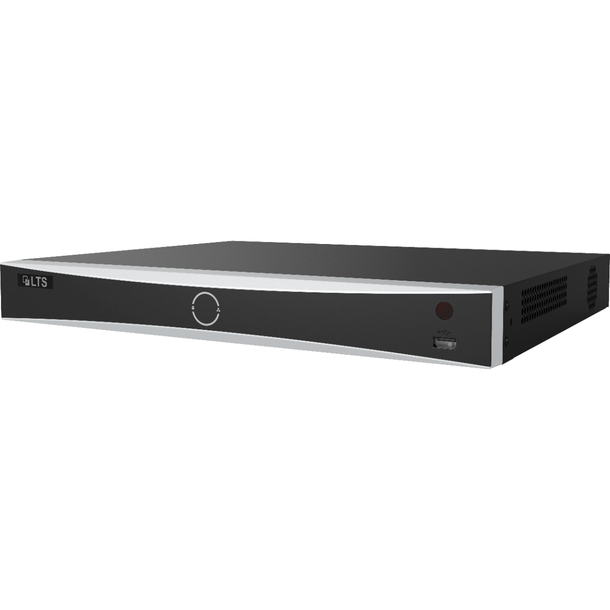 LTS LTN8608D-P8N 8CH Platinum 8K NVR With PoE & 32TB
Black electronic device with 'LTS' branding on a white background