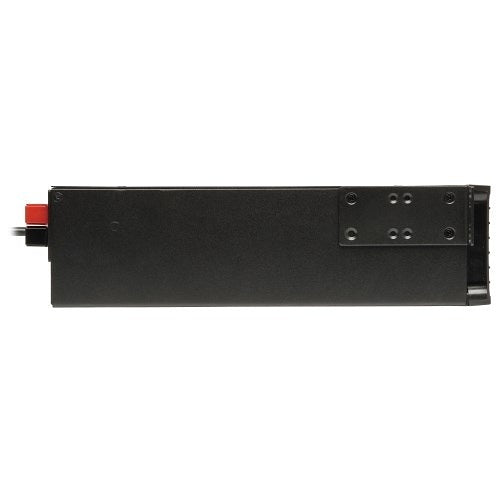 Eaton Tripp Lite SMART1500RM2U 2U Rackmount Sine Wave UPS 1500VA
Black electronic device with red accents on a white background