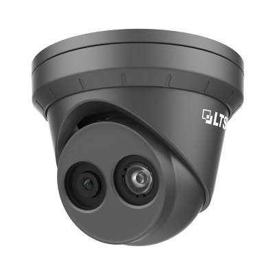 LTS LTCMIP3362WB-28MDA Black Platinum IP Turret Camera 6MP MD 2.0