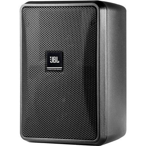 JBL Control 23-1 3 Inch Compact 2-Way Indoor Outdoor Speaker Pair
Black JBL speaker on a white background