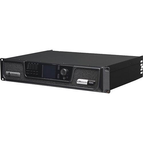 Crown CDi 4 300 DriveCore 4 Channel 300W Amplifier 70V 100V
Black audio equipment on a white background