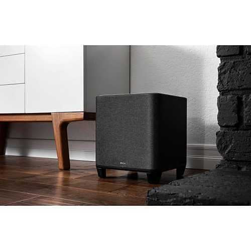 Denon 9A-HOMESUB Wi-Fi 8 Inch Subwoofer Deep Bass HEOS Built-In Living Room View 1