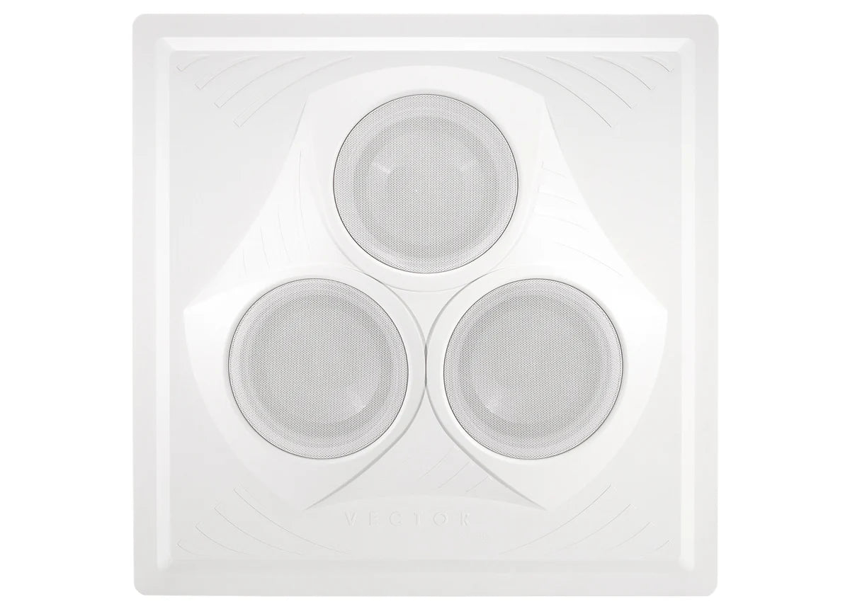 Pure Resonance Audio VCA8 Vector 360° Ceiling Speaker Array top view