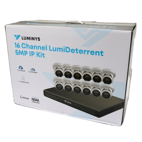 Luminys K5T-16D2A4 16-Channel 5MP PoE Security Camera Kit box