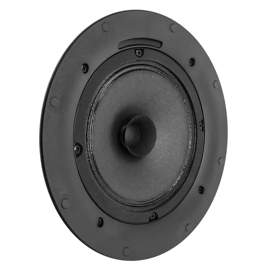 Elura G6.5Z-ECO-70 Budget 6.5 Inch 70V In-Ceiling Speakers 6 Pack
Black round speaker on a white background