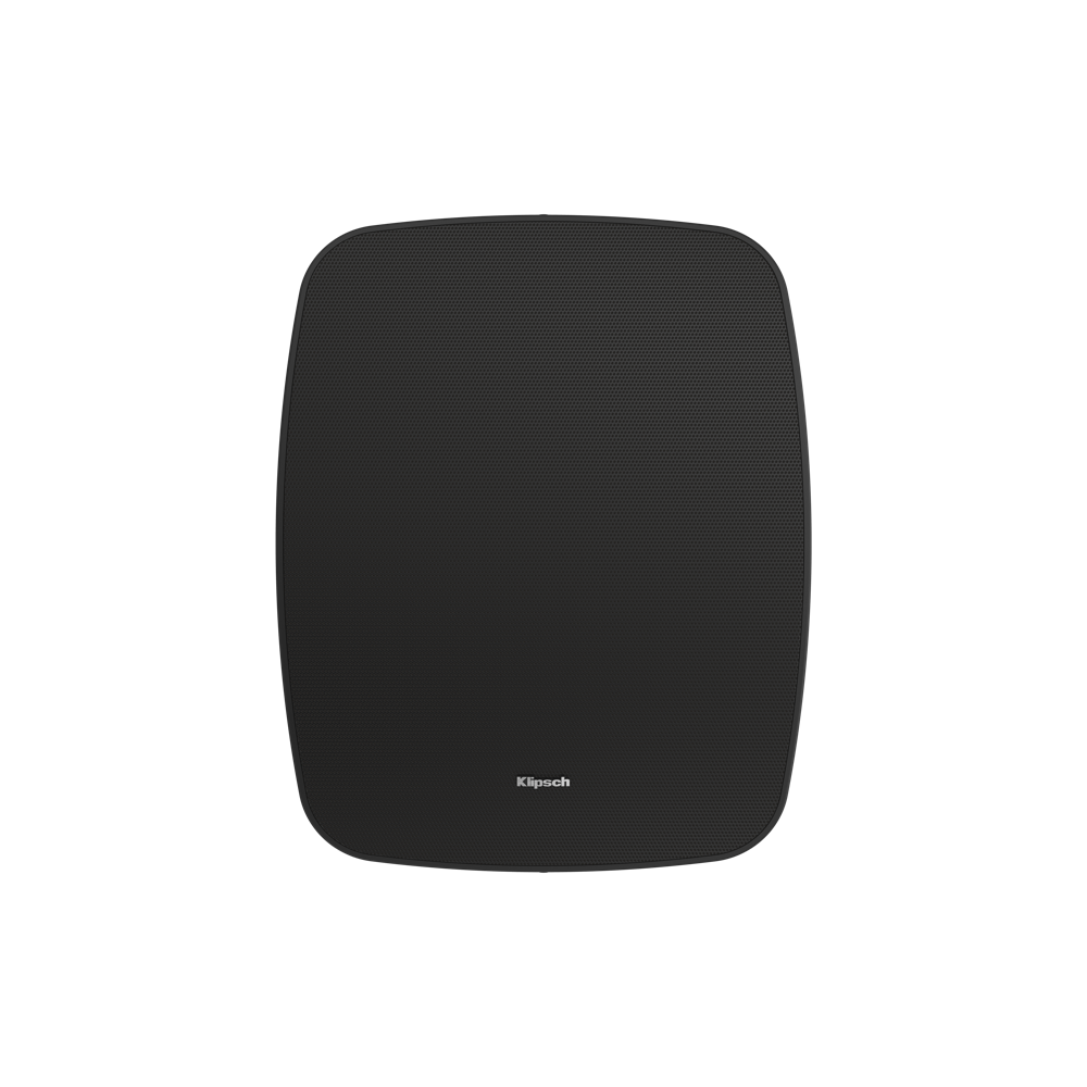 Klipsch RSM-650 6.5 Inch Compact Indoor Outdoor Speaker Pair
Black rectangular speaker with 'Klipsch' branding on a white background