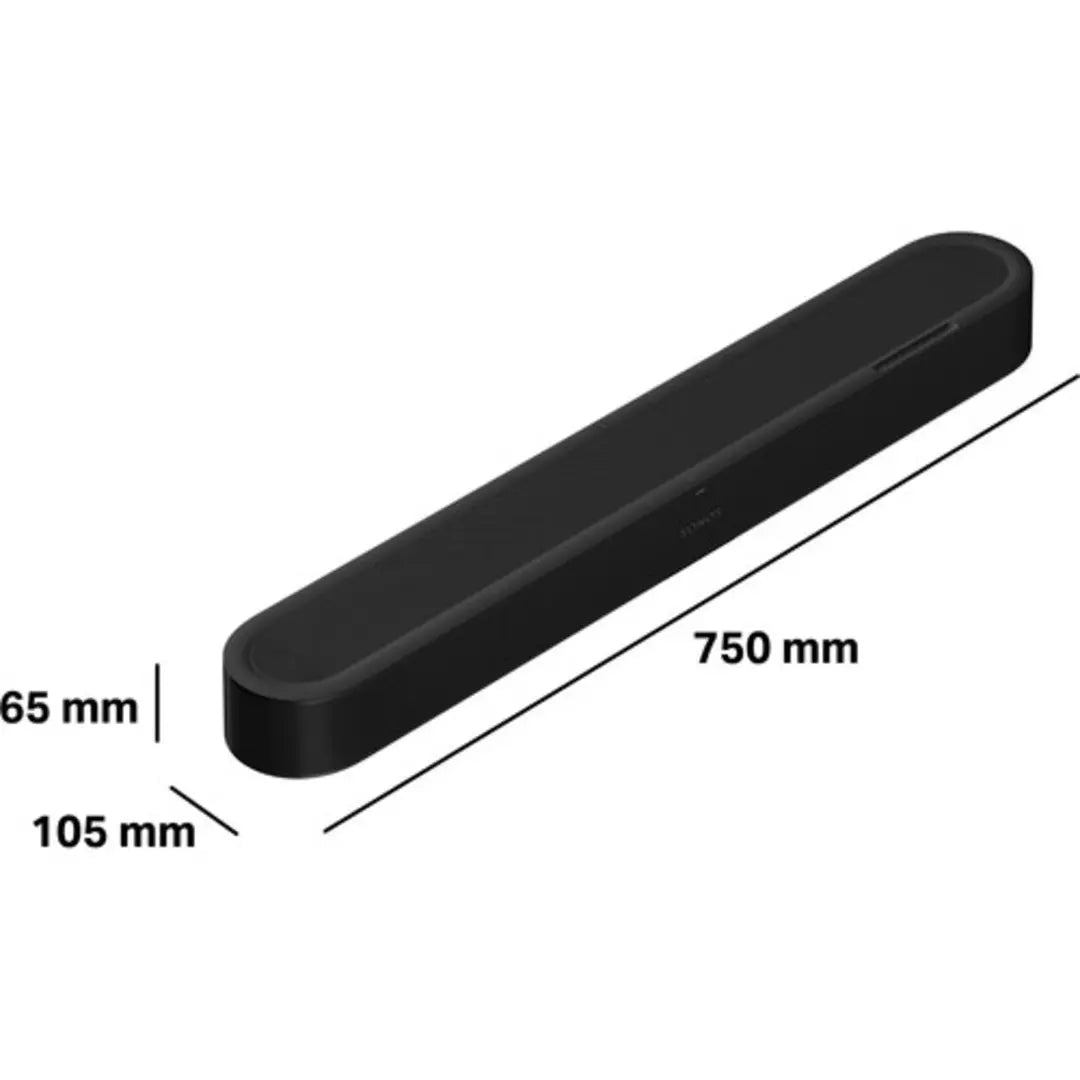 Sonos BMULTUS1BLK Beam Ultra Dolby Atmos Soundbar measurments