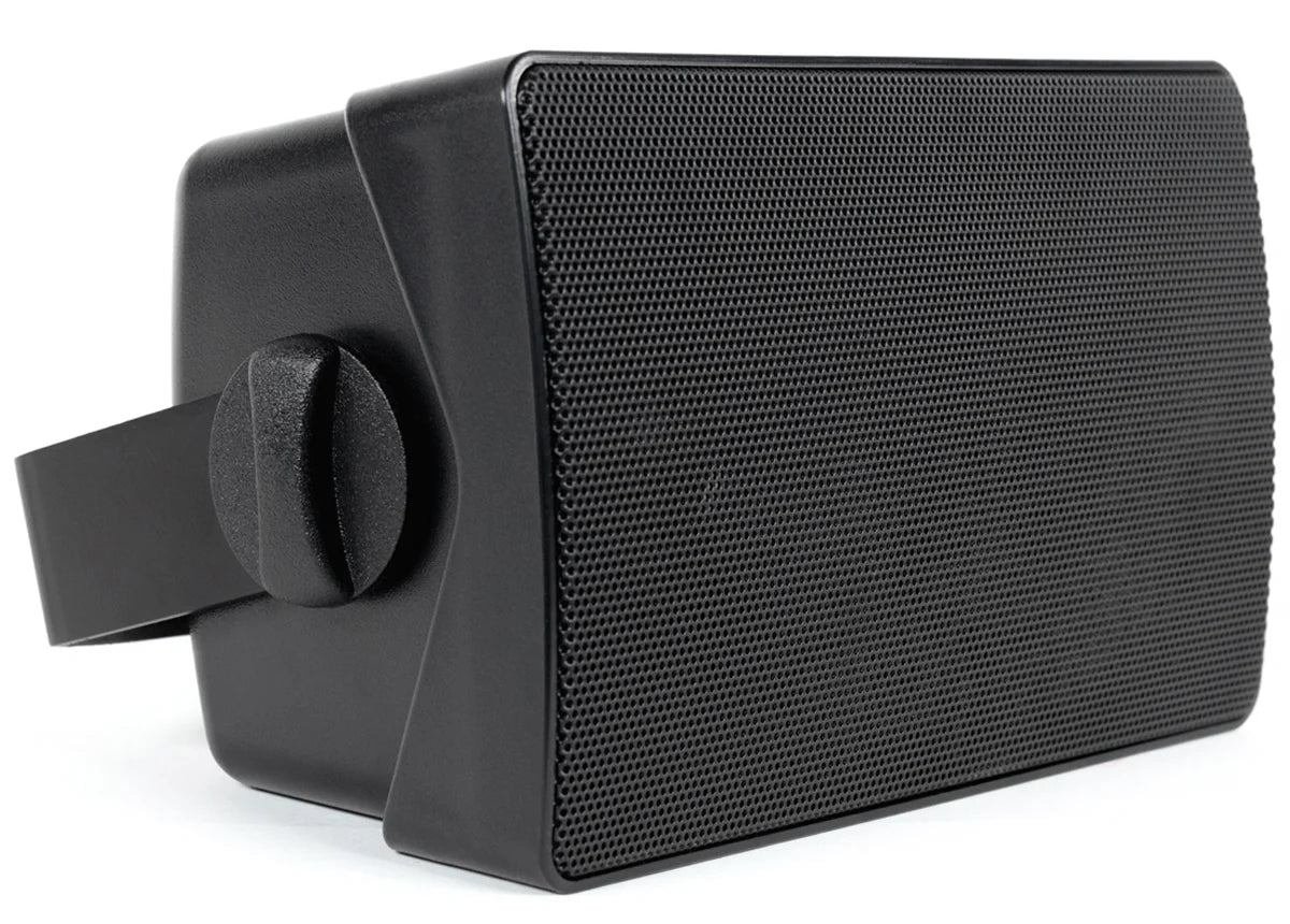 Pure Resonance Audio S5 4.5 Inch Outdoor Surface Mount Speaker
Black outdoor speaker on a white background