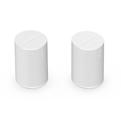Sonos Era 100 Pro Smart Speaker Set PoE+ Zone Control White Pair