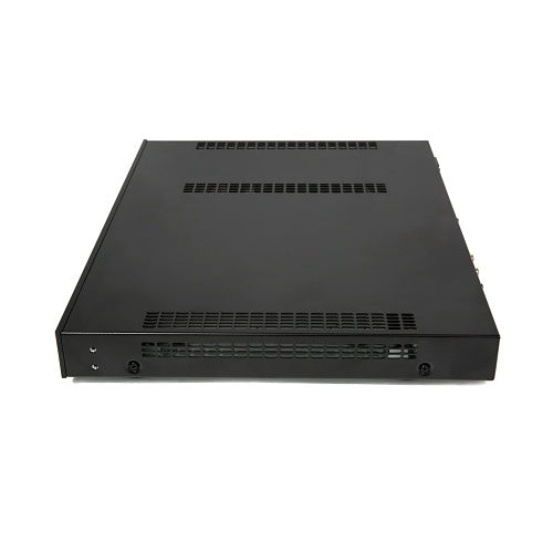 Episode ESA-70V2CH-300W 70V IP Amplifier 300W 2-Channel
Black electronic device with ventilation grills on a white background