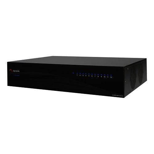 Episode EA-MOIP-AMP-12D-100 12-Channel 6-Zone MoIP Amplifier alternative front view