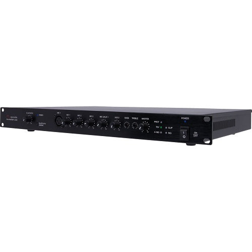 Episode ECA-70MIXAMP-1-240D 240W 1RU Bluetooth Mixer Amplifier Side Angle 2