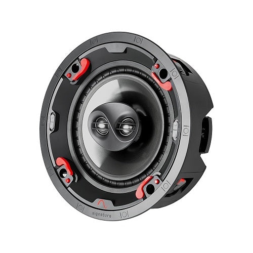 Episode SIG-58-ICDVC 8 Inch Dual Voice Coil In-Ceiling Speaker
Ceiling speaker with black and red accents on a white background