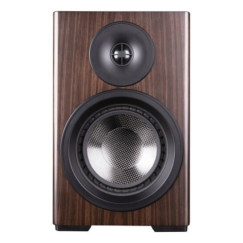 Episode ES-HT-IRMON-6 6-Inch Home Theater Monitor Speaker
Wooden speaker with black grilles on a white background