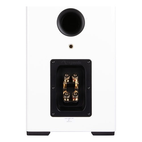 Episode ES-HT-IRMON-6 6-Inch Home Theater Monitor Speaker
White speaker with black driver unit and internal components on a white background