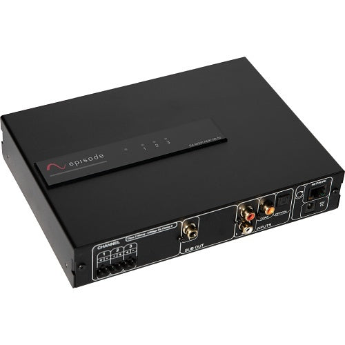 Episode EA-MOIP-AMP-3D-50 DSP 3-Ch Amplifier 50W MoIP Streaming Top View