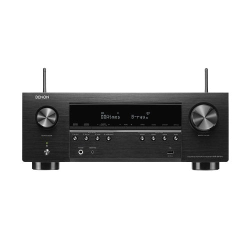 Denon AVR-S970H 7.2 Receiver 8K HDMI Dolby Atmos 90W HEOS Ready Front 