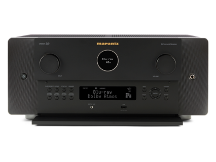 Marantz CINEMA 40 9.4 Channel 125W 8K UHD AV Dolby Atmos Receiver
Black audio receiver with Marantz logo on a white background