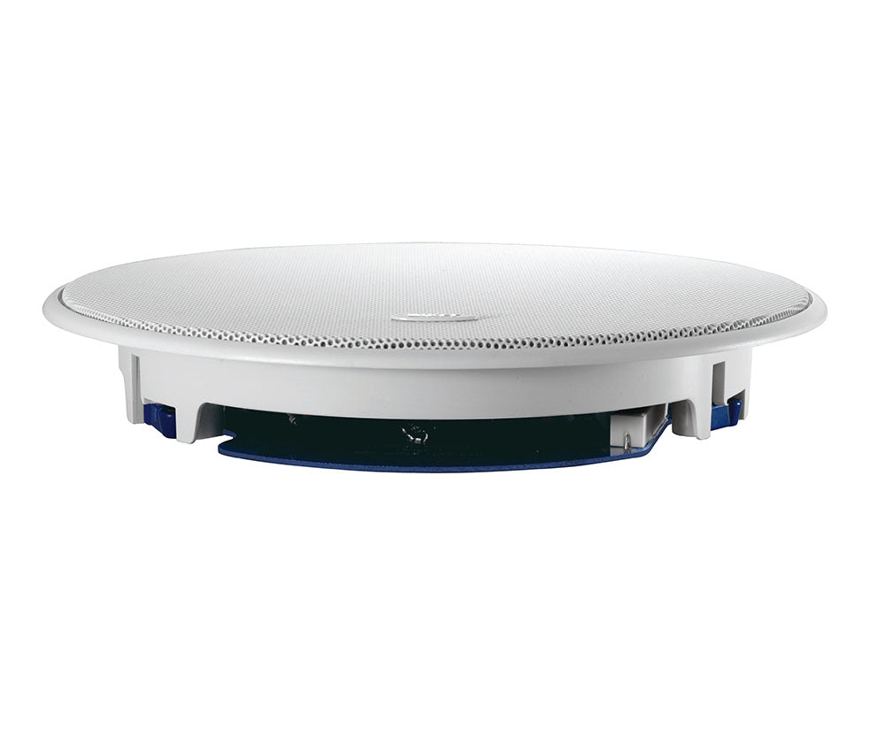 KEF CI160TR Ultra-Slim 6.5 Inch Round In-Ceiling Single Speaker
Round white electronic device on a white background