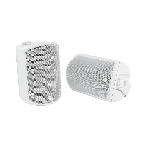 Episode ES-500-AW-4 Outdoor Surface Mount Speaker Pair 4 Inch
Pair of white outdoor speakers on a white background