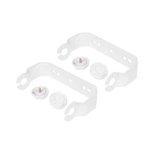 Episode ES-500-AW-4 Outdoor Surface Mount Speaker Pair 4 Inch
White bracket with screws on a white background