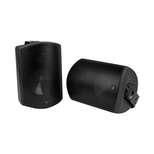 Episode ES-500-AW-6 Outdoor Surface Mount Speaker Pair 6.5 Inch
Two black outdoor speakers on a white background