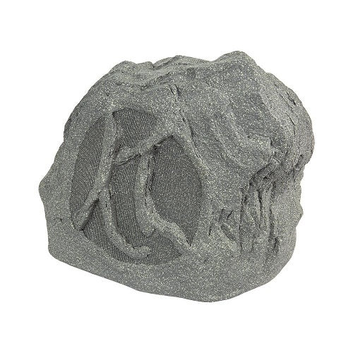 Episode Outdoor Rock Speaker 6.5 Inch Woofer All-Weather Audio Granite Side Angle View 