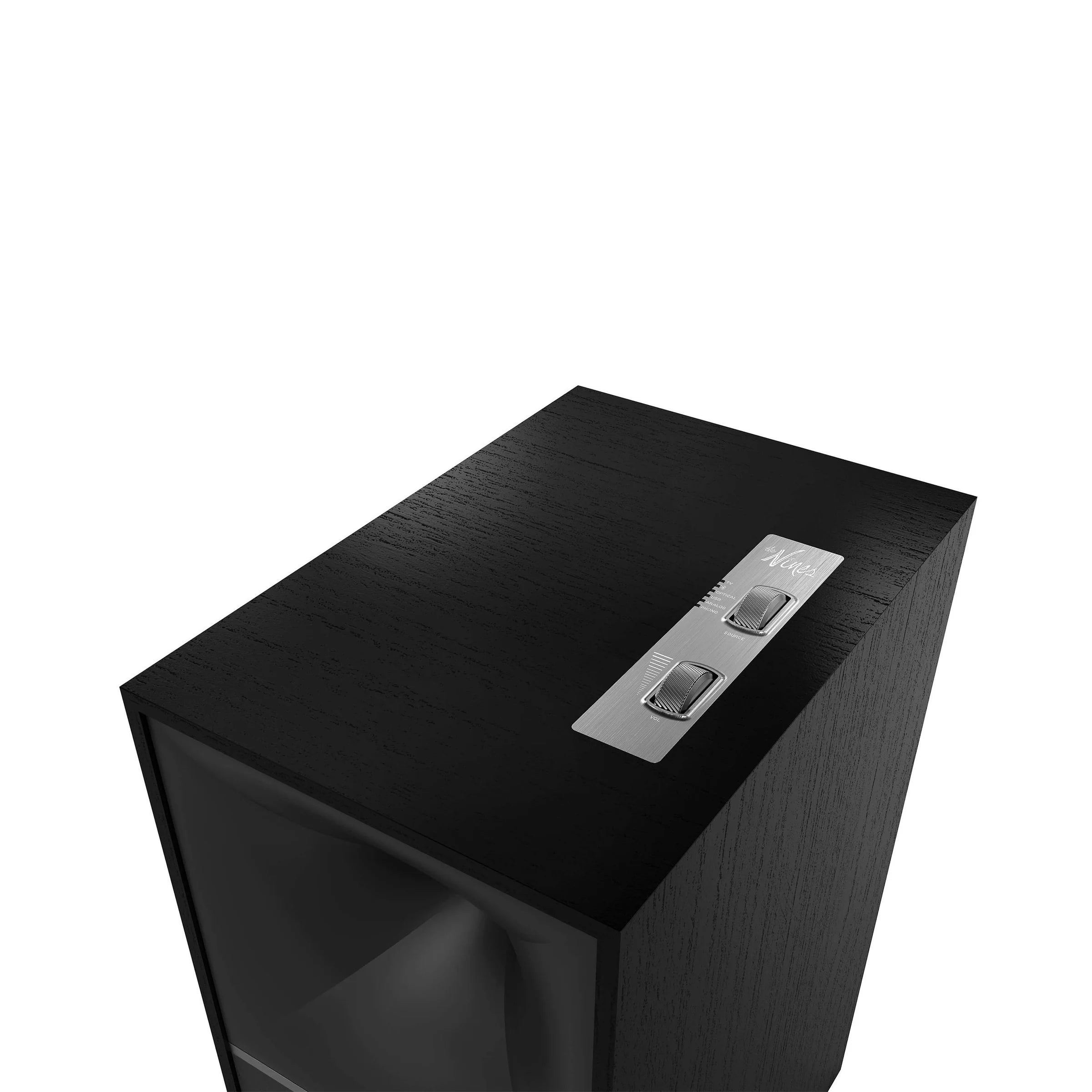 Klipsch The Nines Wireless Powered Speakers 480W Bluetooth Pair
Black speaker on a white background