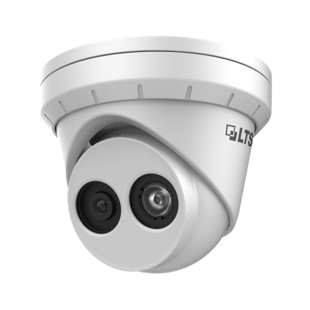LTS LTCMIP3322W-28MDA Smart Fixed Turret IP Camera Built-in Mic front view