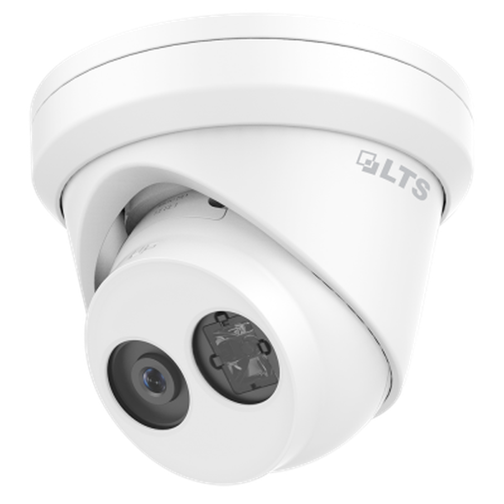 LTS LTCMIP3342W-28MA Network 4MP Turret Camera 100ft IR Range front view