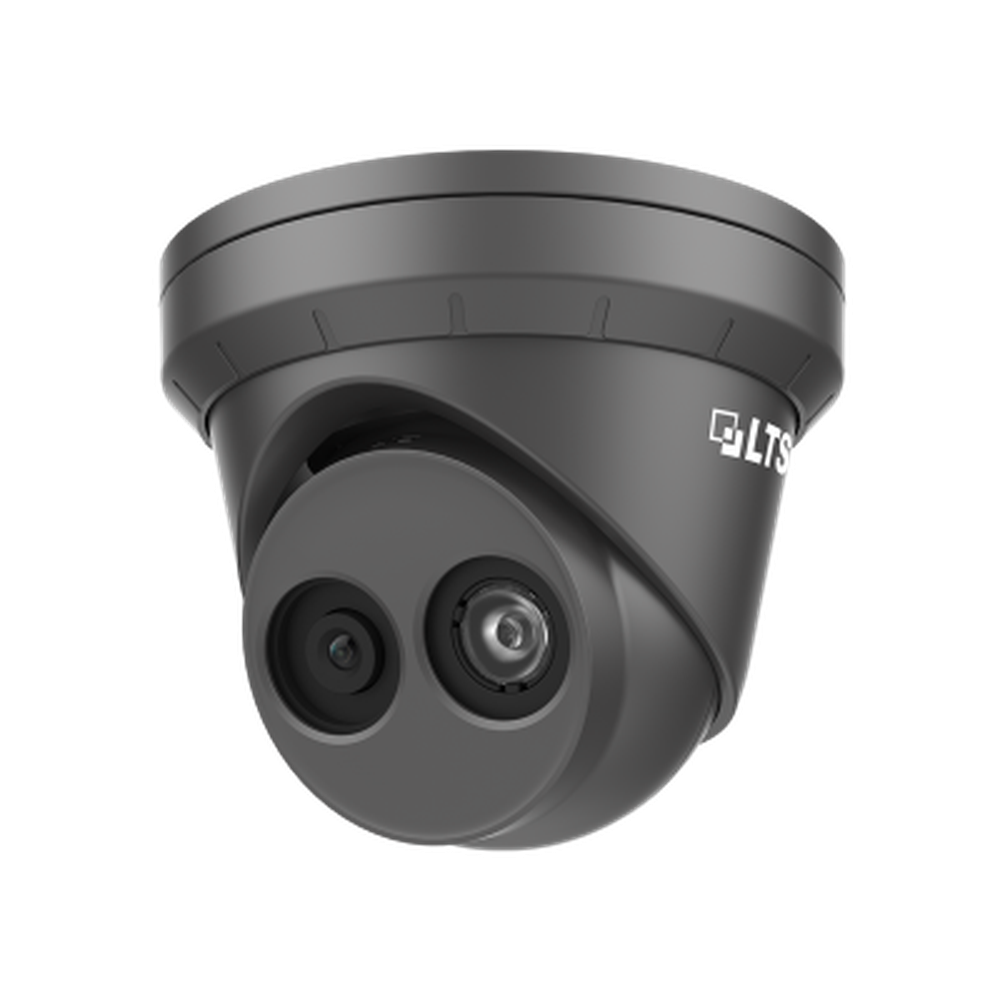 LTS LTCMIP3342WB-28MD Black Platinum 4MP IP Turret Camera True WDR front view
