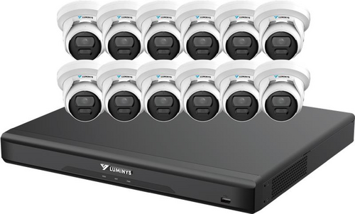 Luminys K5T-16D2A4 16-Channel 5MP PoE Security Camera Kit front view