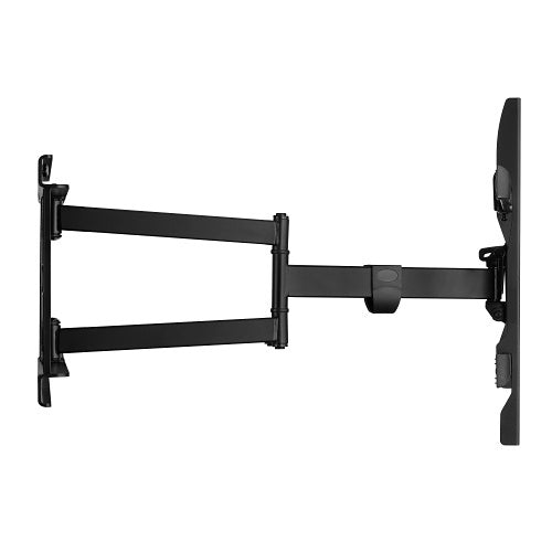 AVARRO NX-FML4390 Full Motion TV Wall Mount 43–90 Inch UL Rated
Black TV wall mount on a white background