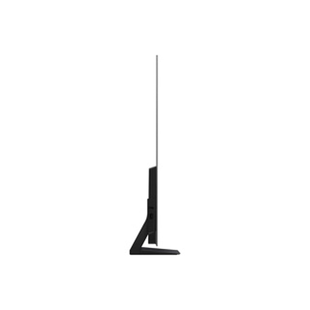 A slim black flat-screen monitor shown from the side against a plain white background.