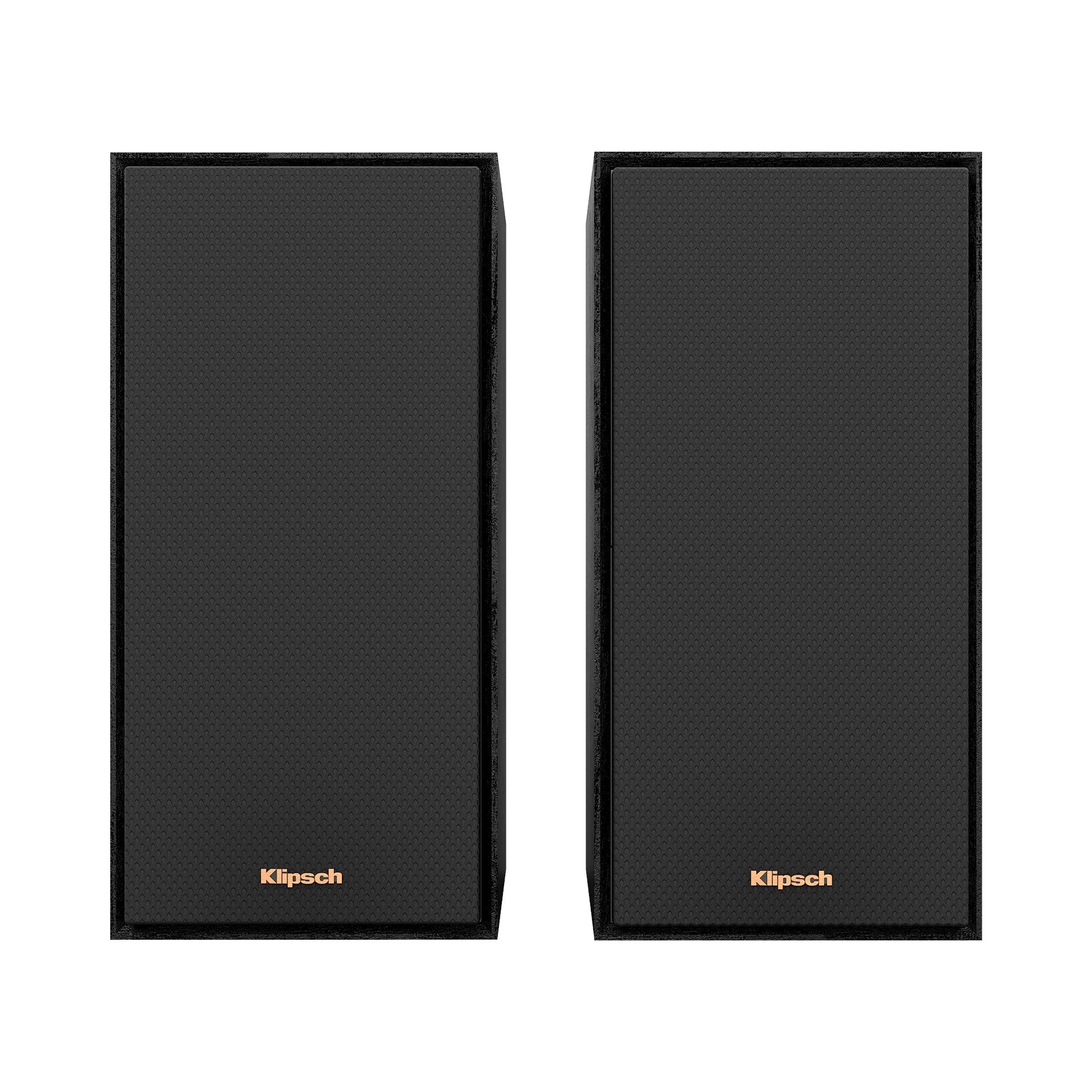 Klipsch R-40PM powered bookshelf speakers 240W Bluetooth Front with black grille