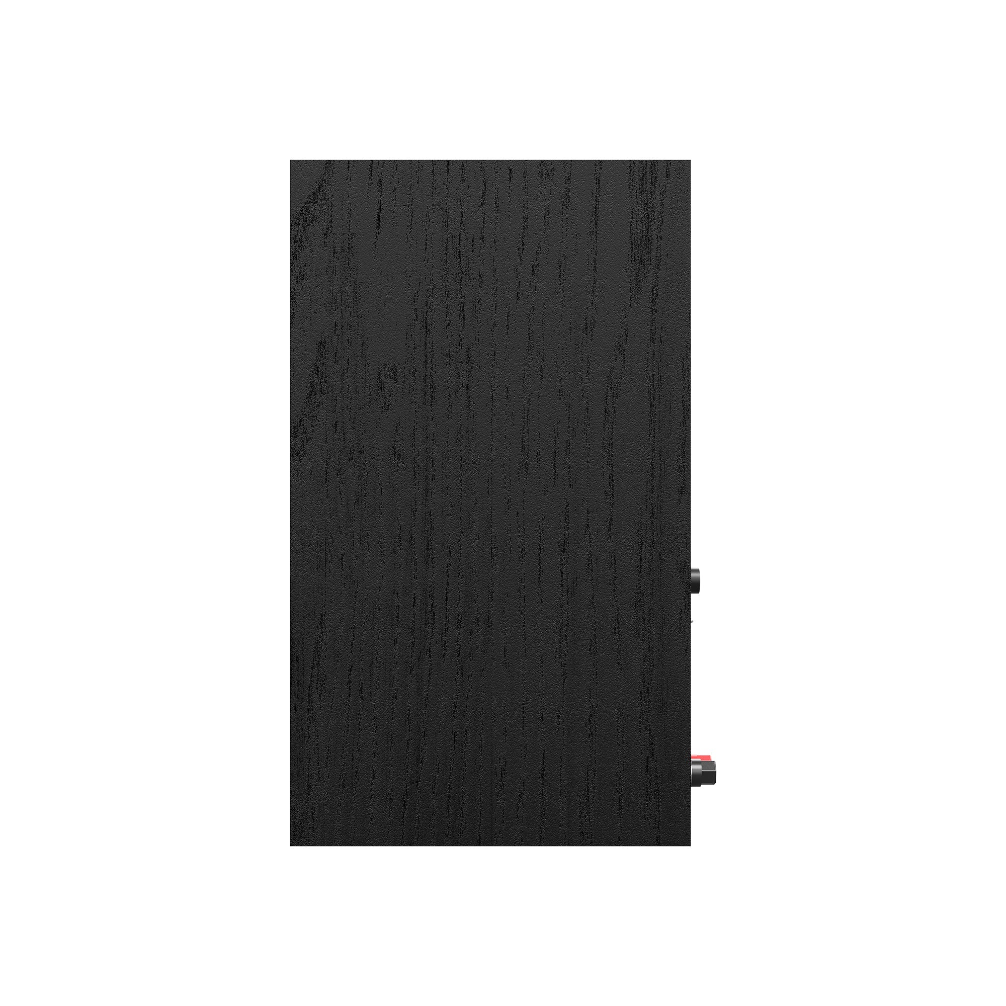 Klipsch R-50PM Powered Bookshelf Speakers 240W Bluetooth Black Pair
Black rectangular object with a textured surface on a white background