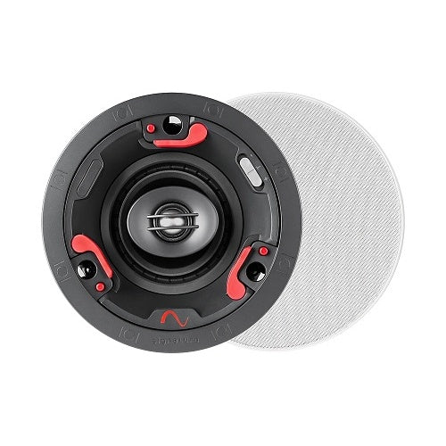 Episode Signature SIG-54-IC 4 Inch In-Ceiling Speaker
Ceiling speaker with black and red design on a white background