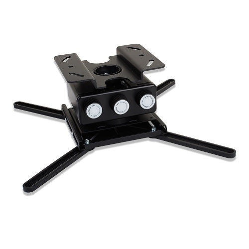 Strong SM-PROJ-XL Fine Adjust Universal Projector Ceiling Mount Black ceiling mount on a white background