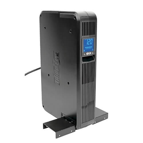 Eaton Tripp Lite SMART1500LCDXL 2U Rackmount UPS AVR 1500VA 900W
Black power supply unit with digital display on a white background