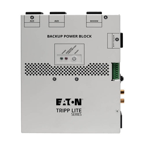 Eaton Tripp Lite AV550SC Structured Wiring UPS Power Block 550VA
Backup power block with 'Eaton Tripp Lite' branding on a white background