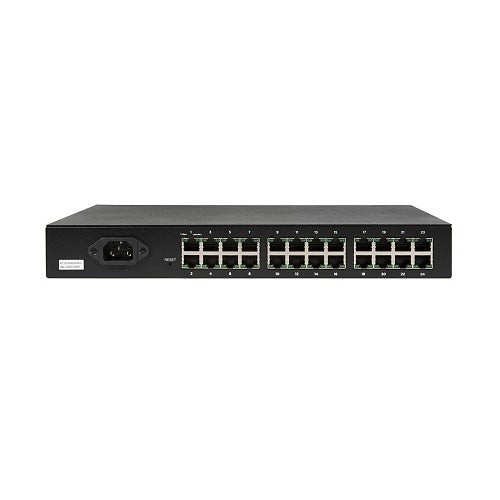 Araknis Networks AN-110-SW-R-24 24-Port Gigabit Network Switch
Network switch with multiple ports on a white background