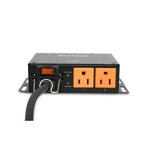 WattBox WB-200-CE-4 Slim Coax Ethernet 4-Outlet Surge Protector Front