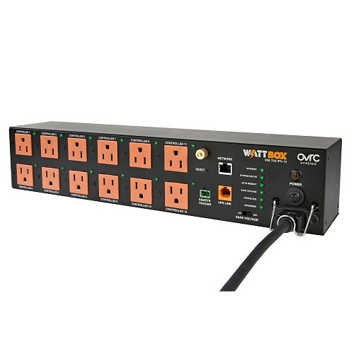 WattBox WB-700-IPV-12 Remote IP Power Conditioner 12 Outlets Main Front
