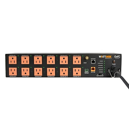 WattBox WB-700-IPV-12 Remote IP Power Conditioner 12 Outlets Front