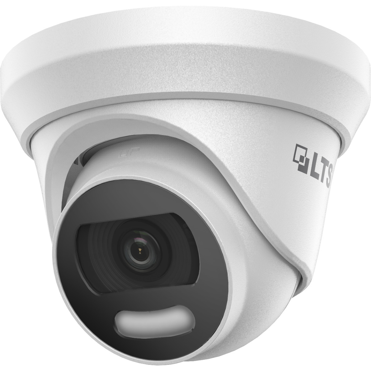 LTS LTCMHT1782-28LF 8MP 4K Smart Hybrid Light TVI Camera left side view