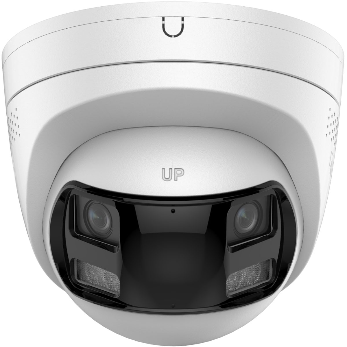 LTS LTCMIP398PW-2SDL 8MP Panoramic Active Turret Security Camera
White security camera with 'UP' branding on a white background