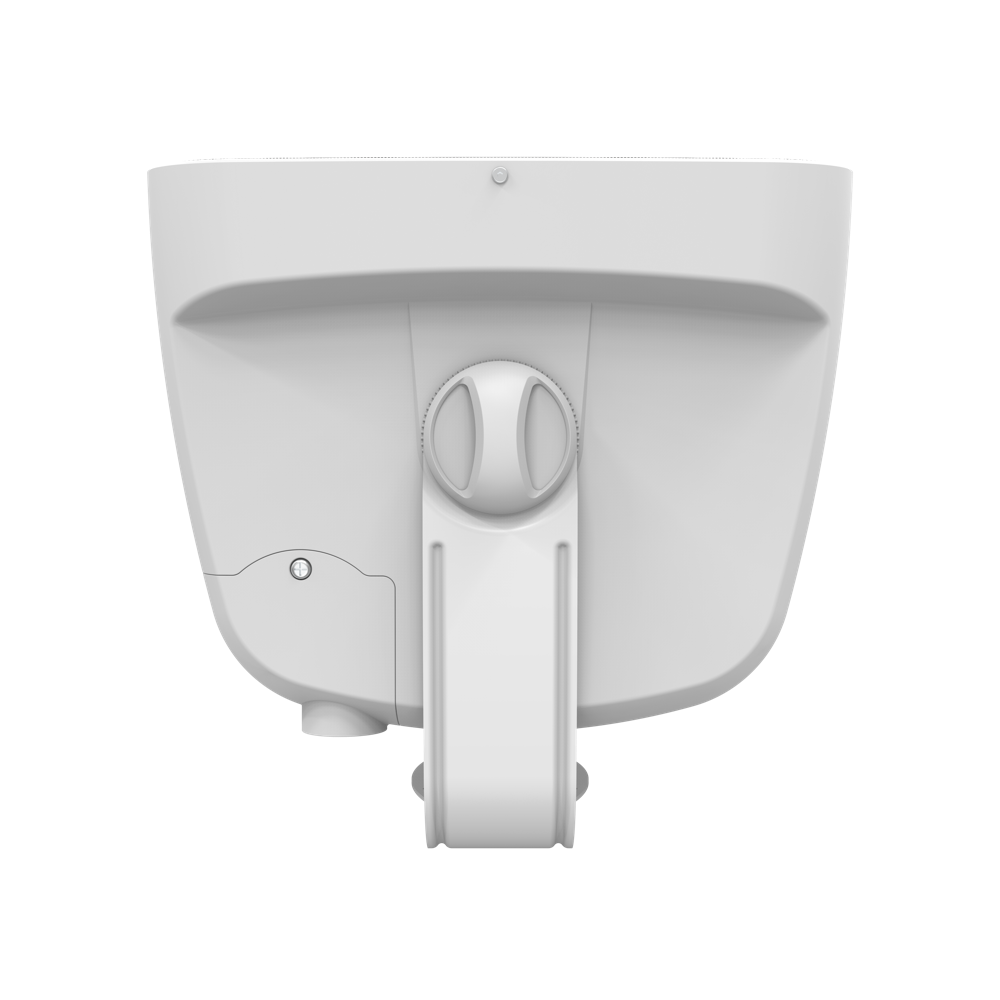 Klipsch RSM-800 8 Inch Outdoor Titanium Speaker All-Weather Pair
White security camera on a white background