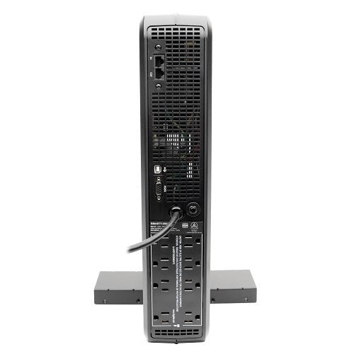 Eaton Tripp Lite SMART1200LCD 2U Rackmount UPS AVR LCD 1200VA
Power strip with multiple outlets and surge protection on a white background