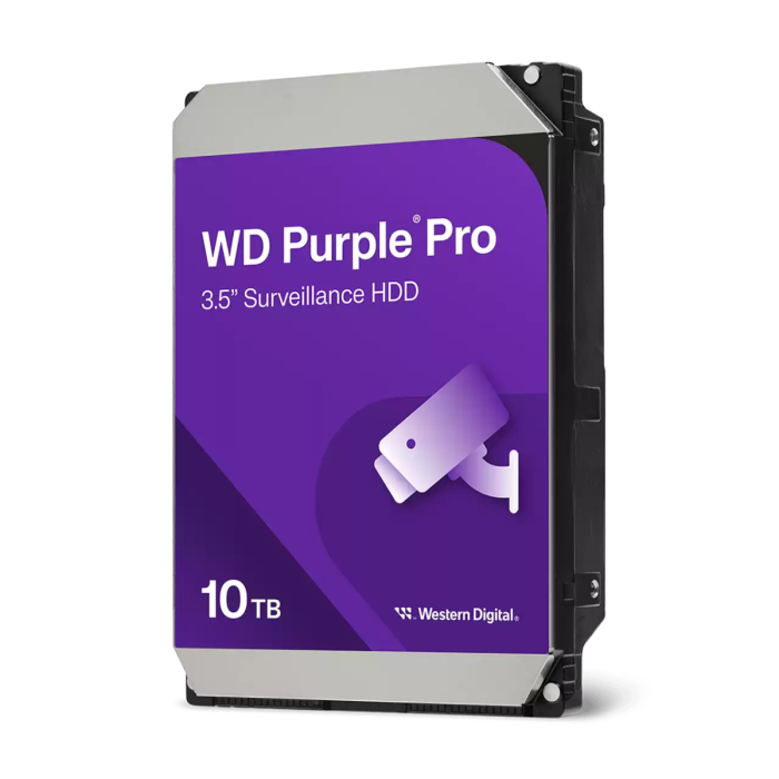 Western Digital DHWD102PURP Purple Pro 10TB AI Surveillance Hard Drive